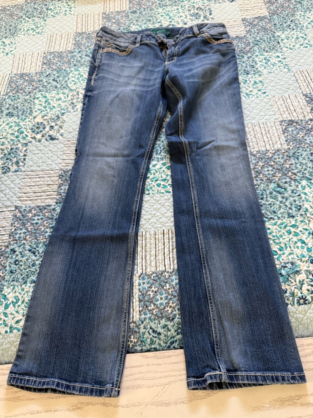 Wrangler Women's Dark Blue Flare Jeans